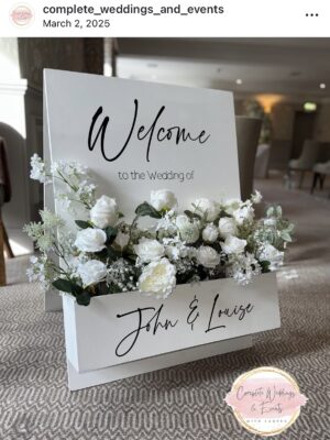A Frame Flower Box Sign