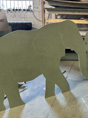 Elephant Engraved Event Prop